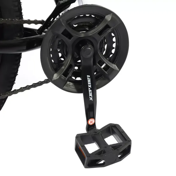 Skládací horské kolo pro dospělé MTB s kotoučovými brzdami 21 rychlostí 26" dvojité tlumení pro ženy Crossbike černá