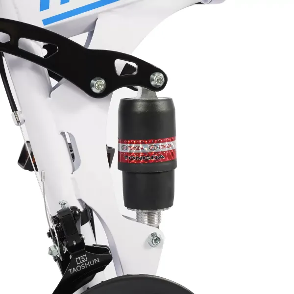 Skládací horské kolo pro dospělé MTB s kotoučovými brzdami 21 rychlostí 26" dvojité tlumení pro ženy Crossbike černá