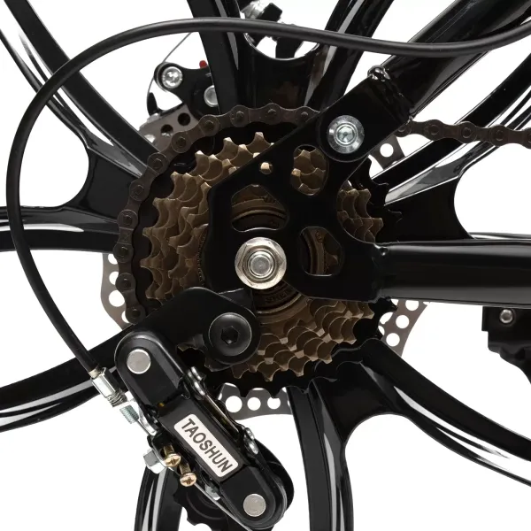 MTB kolo Double Shock skládací kolo z uhlíkových vláken s kotoučovou brzdou s unisex taškou na kolo 26"