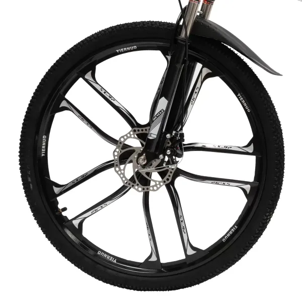 MTB kolo Double Shock skládací kolo z uhlíkových vláken s kotoučovou brzdou s unisex taškou na kolo 26" MTB kolo Double Shock skládací kolo z uhlíkových vláken s kotoučovou brzdou s unisex taškou na kolo 26"