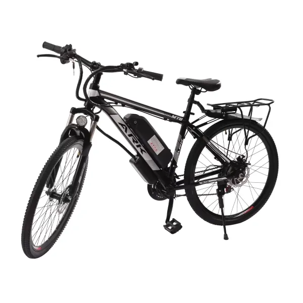 26" elektrokolo E-MTB 250 W motor 25 km/h a 21 rychlostí elektrokolo s LED světlometem a LCD displejem pro muže a ženy