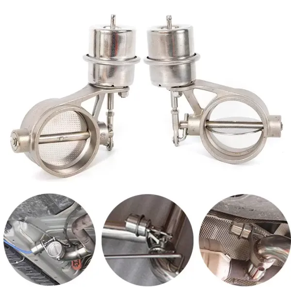 63mm výfukový klapkový ventil Nerezový výfukový podtlakový otevřený 63mm výfukový klapkový ventil Nerezový výfukový podtlakový otevřený