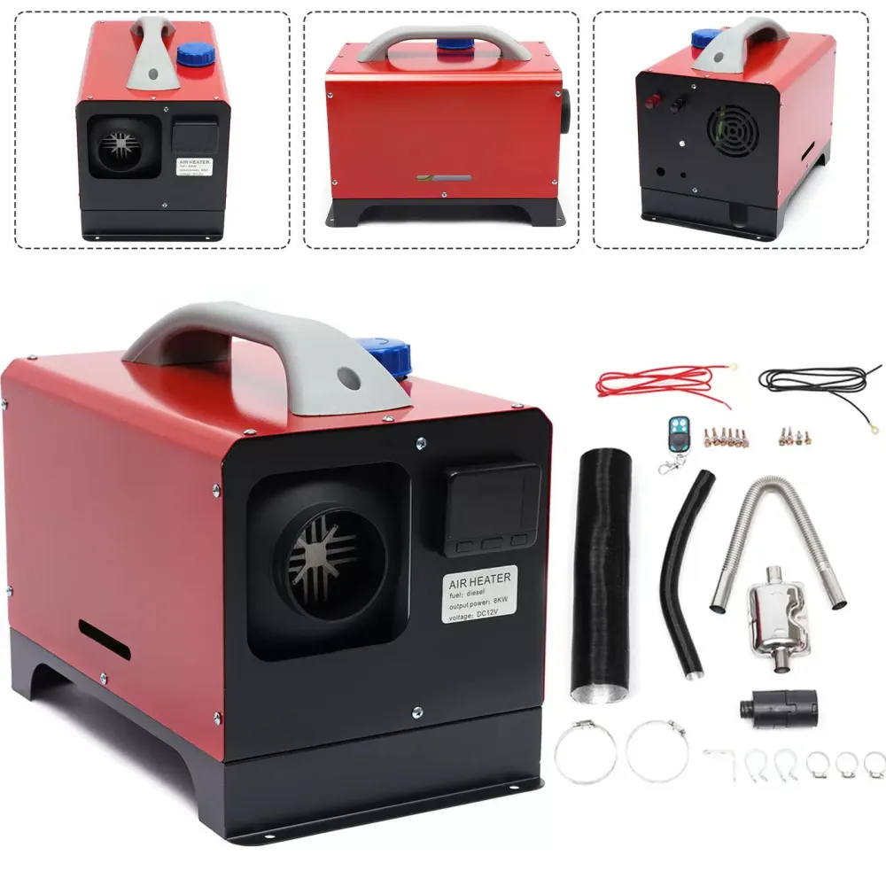 Dieselový ohřívač 8KW s LCD termostatem pro auto, nákladní auto, autobus, karavan, podstavec