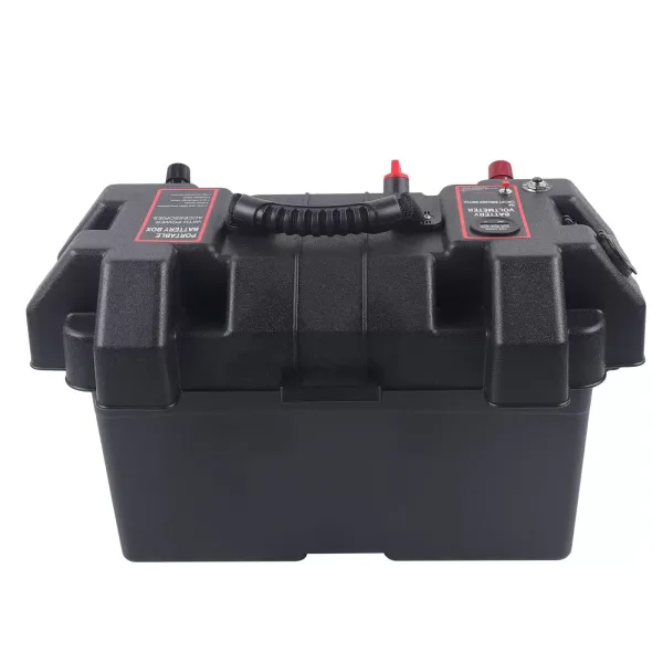 Box Boat Motor Battery Box Elektrický motor Venkovní nafukovací člun Obytný vůz Duální USB porty Baterie Power Boat Box Boat Motor Battery Box Elektrický motor Venkovní nafukovací člun Obytný vůz Duální USB porty Baterie Power Boat