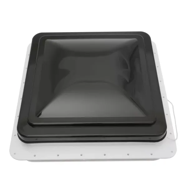 Vent Transparentní střešní světlík 42 x 42 cm 14" pro karavan nebo obytný vůz pro karavany