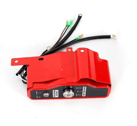 Sada elektrického spouštění motoru Klíčový spínač Setrvačník s kroužkovým kolem Sada elektrického startéru Kompatibilní s Honda GX340/11HP GX390/13HP