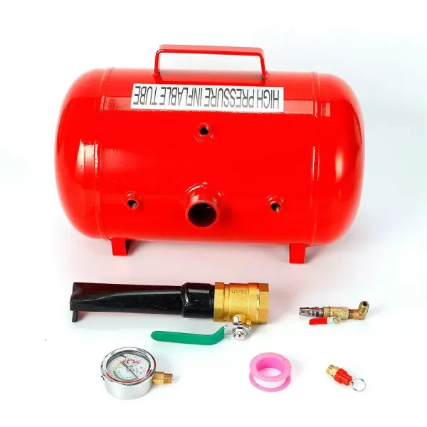 Pumpa na huštění pneumatik 5 galonů 20 l Posilovač huštění pneumatik Airbooster Nerezová ocel Pumpa stlačeného vzduchu