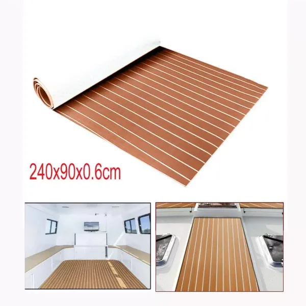 2400 x 900 x 6 mm EVA pěnová stropní lišta pro lodní jachtu Marine protiskluzová podložka s adhezivním podkladem