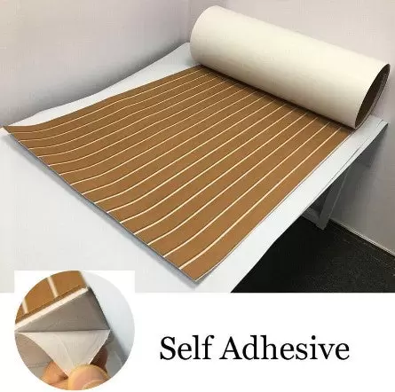 2400 x 900 x 6 mm EVA pěnová stropní lišta pro lodní jachtu Marine protiskluzová podložka s adhezivním podkladem