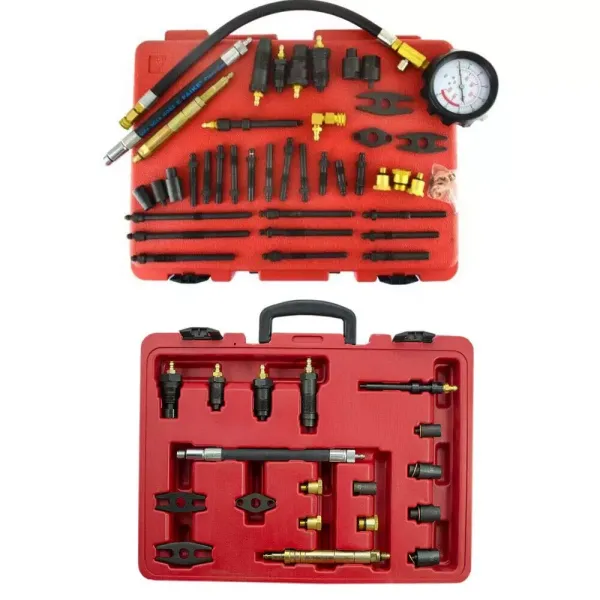 Tester komprese s boxem 40 bar / 600 psi - Tester komprese pro benzínové dieselové motory