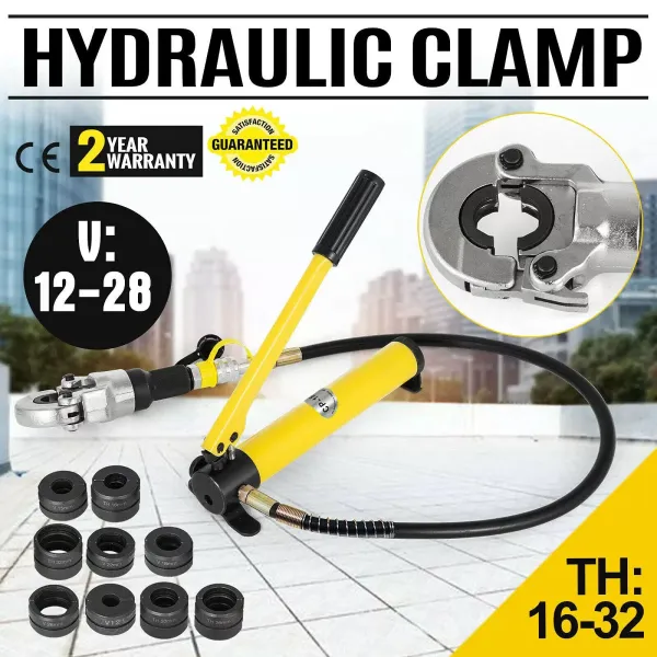 Hydraulický krimpovací nástroj Hydraulický krimpovací nástroj na kontury 6T Hydraulické krimpovací kleště na měděné trubky s radiálním lisem s 360° otočnou hlavou pro hliníkové trubky PEX potrubí