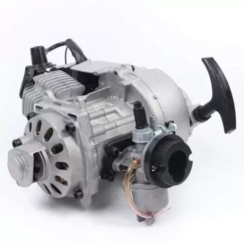 Sada mini motoru o objemu 49 ccm Sada 2-taktní mini motorky pro terénní motocykly ATV skútr Sada motoru pro snadné startování Vzduchem chlazený závodní motor