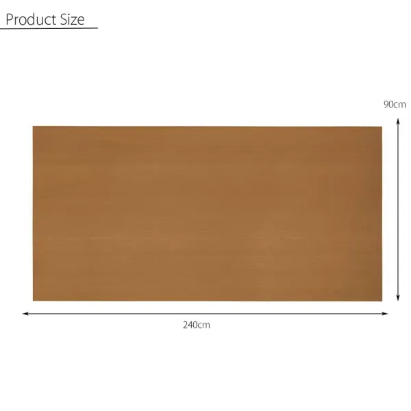 Hnědá pěnová podlaha EVA 240 cm x 900 x 6 mm