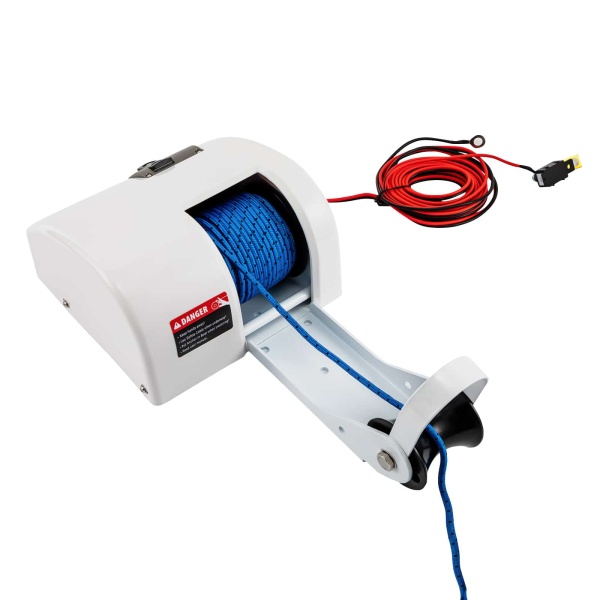 12V elektrický naviják na sladkou a slanou vodu - Drátový naviják - Nosnost až 20 kg