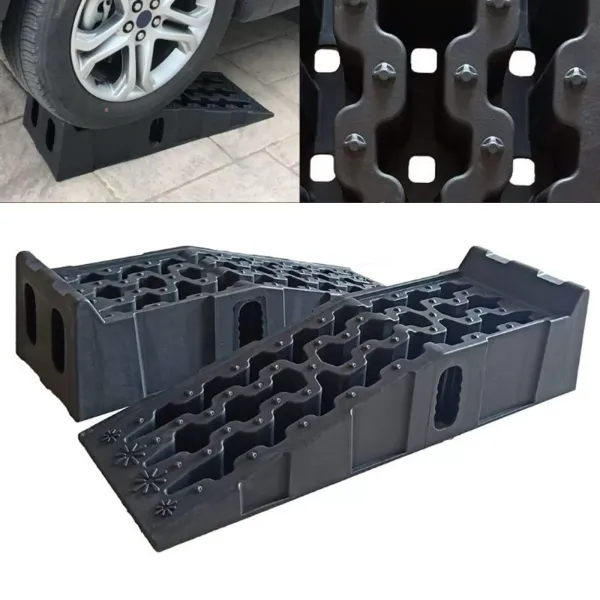 1 pár nájezdových ramp pro automobily 7,25 t/16 000 lbs konstrukce nájezdové rampy pro těžký provoz 1 pár nájezdových ramp pro automobily 7,25 t/16 000 lbs konstrukce nájezdové rampy pro těžký provoz