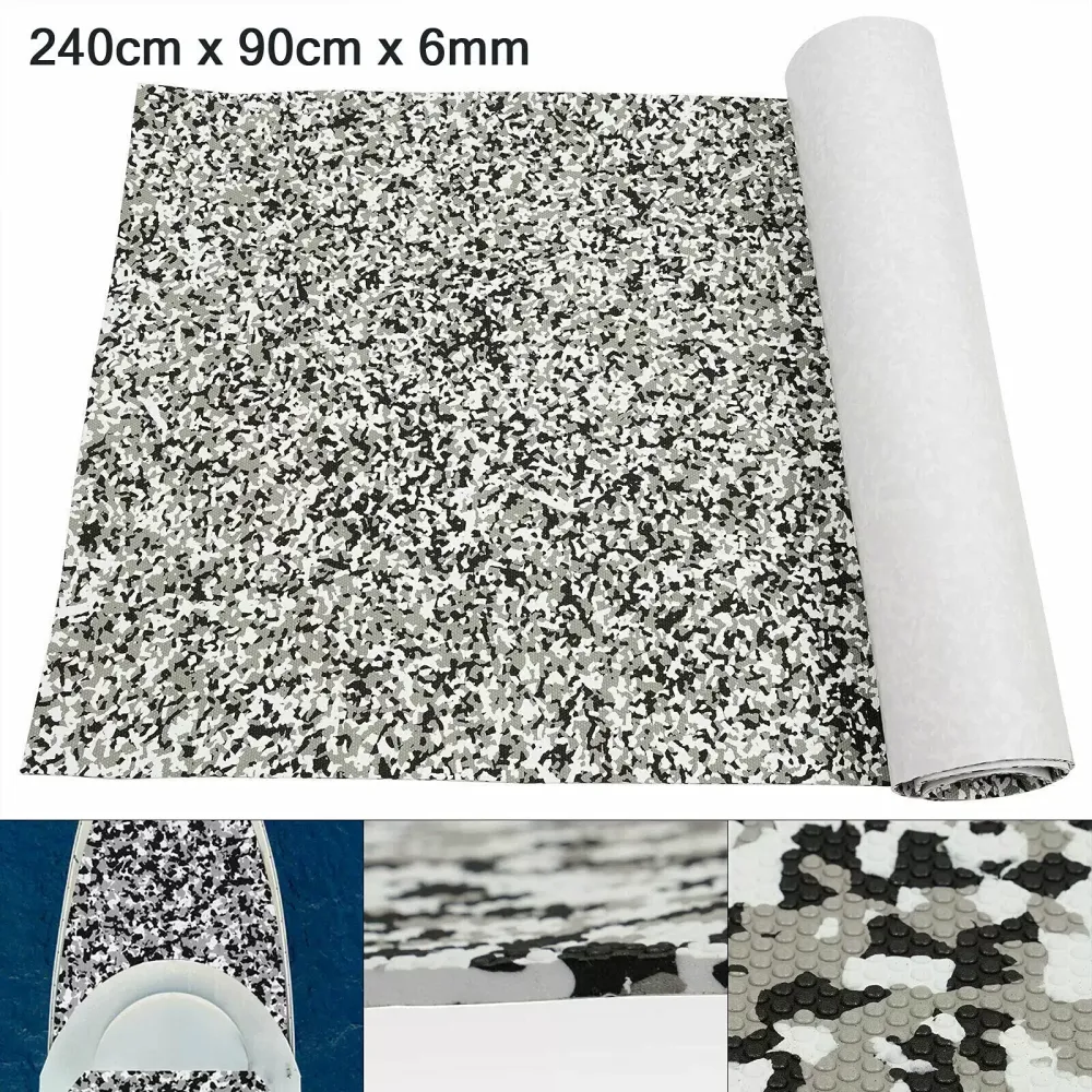 CNCEST 90 x 240 x 0,6 cm EVA pěnová stropní lišta pro lodní jachtu Marine protiskluzová podlaha s adhezivním podkladem