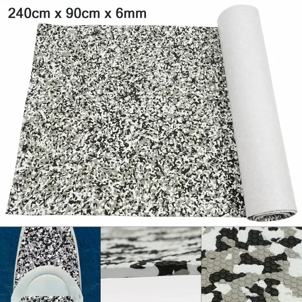 CNCEST 90 x 240 x 0,6 cm EVA pěnová stropní lišta pro lodní jachtu Marine protiskluzová podlaha s adhezivním podkladem