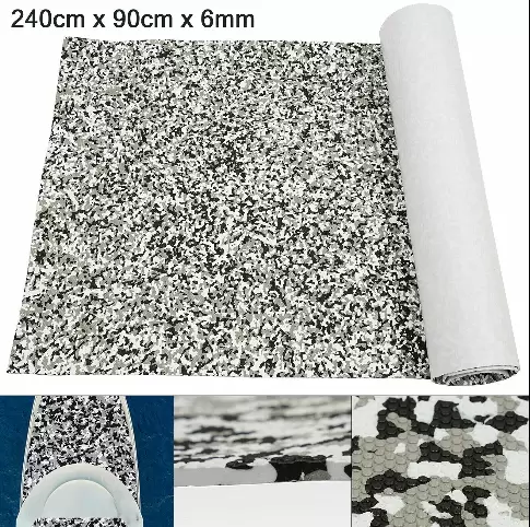 CNCEST 90 x 240 x 0,6 cm EVA pěnová stropní lišta pro lodní jachtu Marine protiskluzová podlaha s adhezivním podkladem