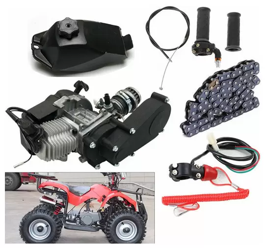 49 CC 2taktní motorová sada pro kapesní mini skútr na prašné kolo
