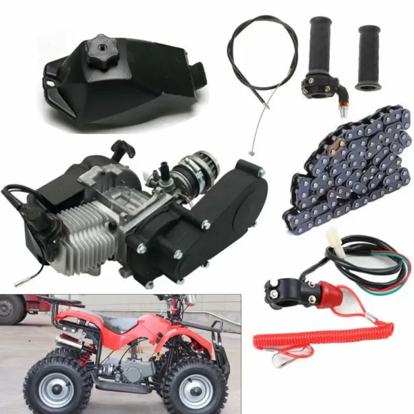 49 CC 2taktní motorová sada pro kapesní mini skútr na prašné kolo