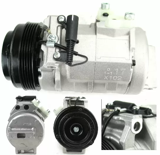 Kompresor klimatizace + spojky pro BMW X5 E53 3.0D 3.0i 4.4i 2000-2006 Kompresor klimatizace 12V