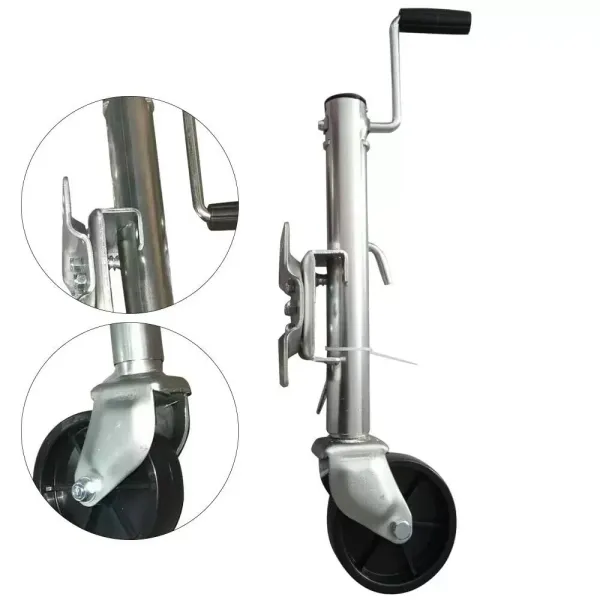 1200 LB Automatic Jockey Wheel - Jockey Wheel s 60mm kovovým ráfkem pro auto, přívěs, karavan, přívěs