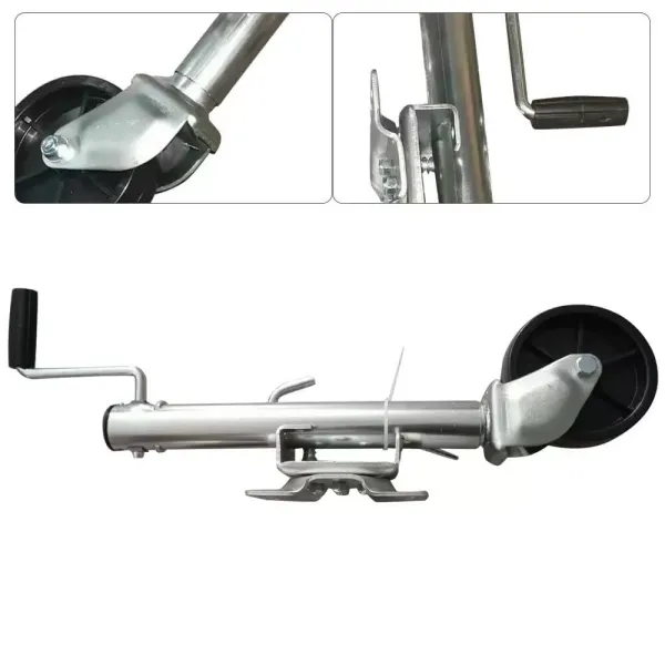 1200 LB Automatic Jockey Wheel - Jockey Wheel s 60mm kovovým ráfkem pro auto, přívěs, karavan, přívěs