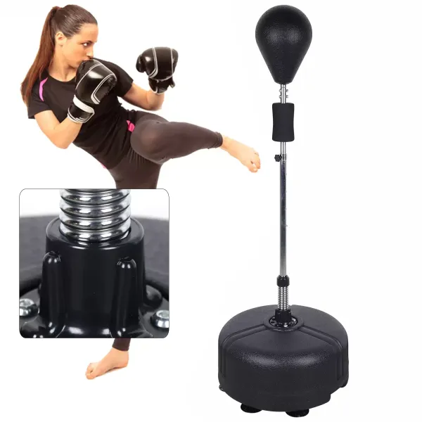 Boxovací koule - Stojící boxovací pytel - Pro dospělé - Výška nastavitelná od 120 do 160 cm Boxovací koule - Stojící boxovací pytel - Pro dospělé - Výška nastavitelná od 120 do 160 cm