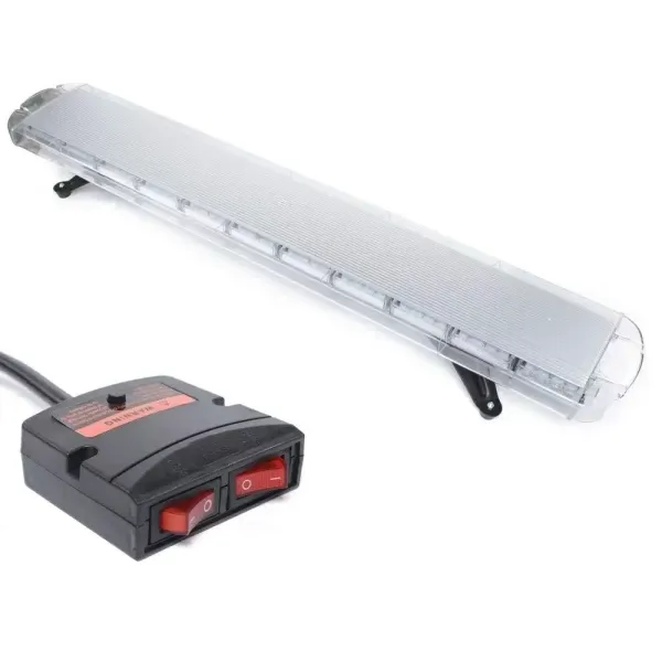 Pomocný LED maják Nouzový bezpečnostní maják 96 LED Strobe Light Bar Pracovní světlo