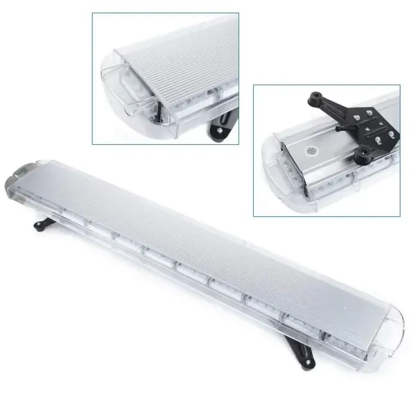 Pomocný LED maják Nouzový bezpečnostní maják 96 LED Strobe Light Bar Pracovní světlo