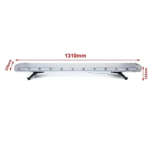Pomocný LED maják Nouzový bezpečnostní maják 96 LED Strobe Light Bar Pracovní světlo