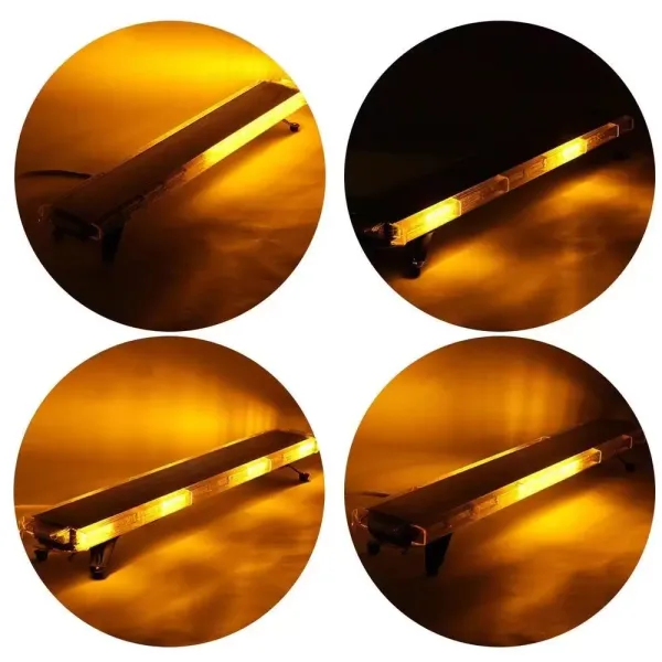Pomocný LED maják Nouzový bezpečnostní maják 96 LED Strobe Light Bar Pracovní světlo