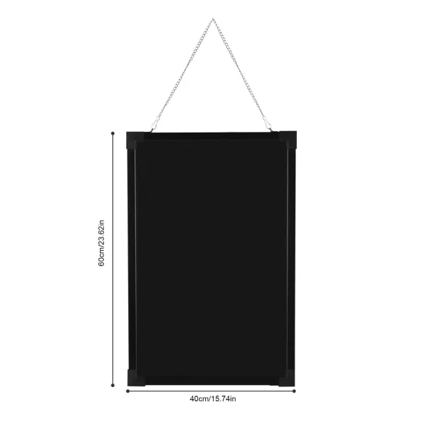 LED osvětlená nástěnka pro psaní zpráv, 16" x 24" vývěska s neonovým efektem smazatelná nabídka, režimy blikání, nástěnka s dálkovým ovládáním