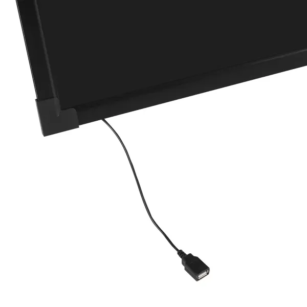 DIY světelná reklamní cedule – 50 cm x 70 cm – s dálkovým ovládáním a 8 neonovými tužkami – reklamní cedule pro kavárnu, bar (bez baterie)