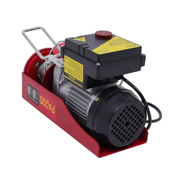 Elektrický naviják 440LBS 230V s bezdrátovým dálkovým ovládáním Elektrický naviják 440LBS s dálkovým ovládáním a popruhy