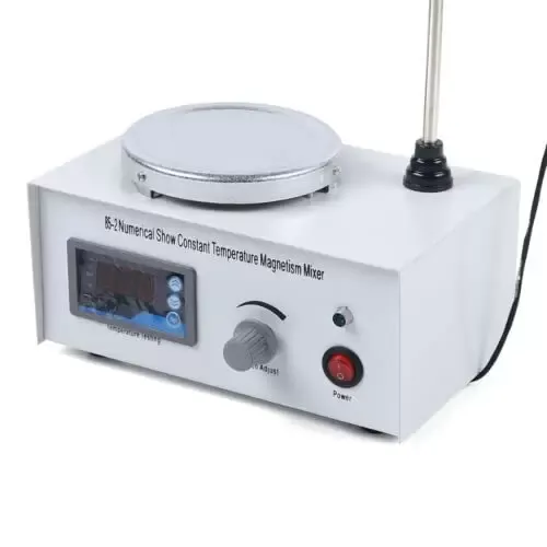 Laboratorní magnetický generátor 2400rpm 1000ml 300W 220V digitální displej teploty a rychlosti s varnou deskou