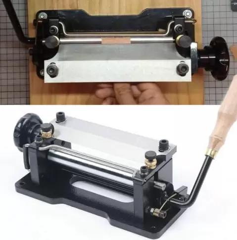 32 x 18 x 18 cm Ruční štípačka na štípání kůže Skiver Lopata Stroj pro ruční výrobu kůže Skiving Paring Peeling