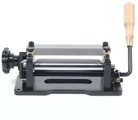 32 x 18 x 18 cm Ruční štípačka na štípání kůže Skiver Lopata Stroj pro ruční výrobu kůže Skiving Paring Peeling