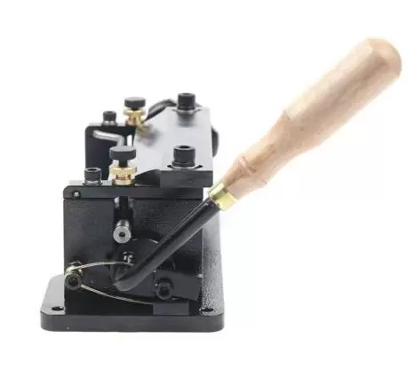 32 x 18 x 18 cm Ruční štípačka na štípání kůže Skiver Lopata Stroj pro ruční výrobu kůže Skiving Paring Peeling