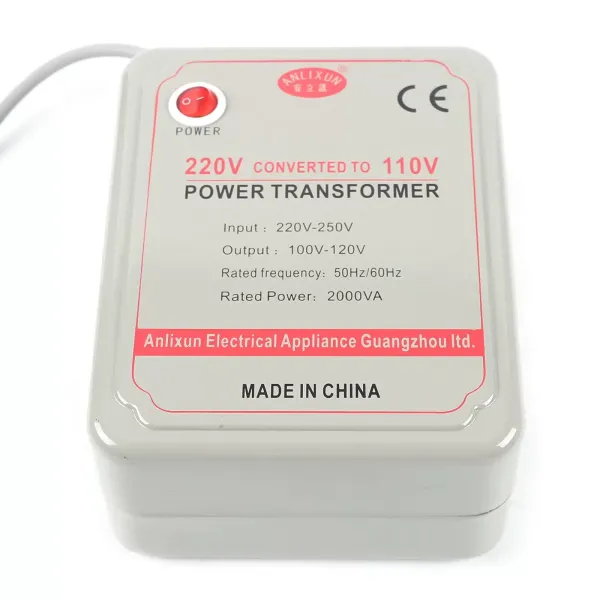 Transformátor transformátoru 220V na 110V Transformátor převodníku 500/1000/2000W (2000W)