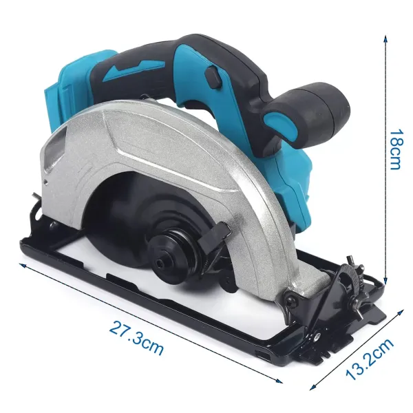 18V akumulátorová přenosná kotoučová pila, 45 stupňů, 4500 ot./min, točivý moment: 10,7" x 5,2" x 7,2" 18V akumulátorová přenosná kotoučová pila, 45 stupňů, 4500 ot./min, točivý moment: 10,7" x 5,2" x 7,2"