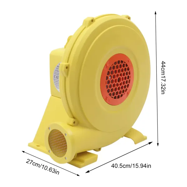 Elektrický ventilátor Profesionální foukací vzduchový ventilátor 350 W 220 V Radiální ventilátor sací ventilátor 360 m³/h (750 W)
