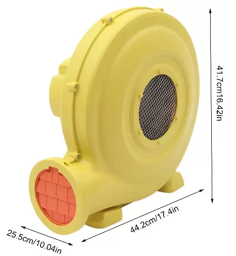 950 W - Turbo ventilátor - Radiální ventilátor - Tlakový ventilátor - Nafukovací palác - Pro nafukovací hrady