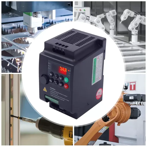 AC 220V/0,75KW 1HP 4A CNC VFD jednofázový na 3fázový měnič pro řízení otáček vřetenového motoru AC 220V/0,75KW 1HP 4A CNC VFD jednofázový na 3fázový měnič pro řízení otáček vřetenového motoru