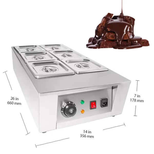 Čokoládové fondue sada,Sada ovládání teploty tavičů čokolády,Čokoládové fondue 220V 1kW Čokoládové fondue sada,Sada ovládání teploty tavičů čokolády,Čokoládové fondue 220V 1kW