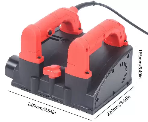 Elektrická bubnová řezačka 1200 W - Šíře špachtle
