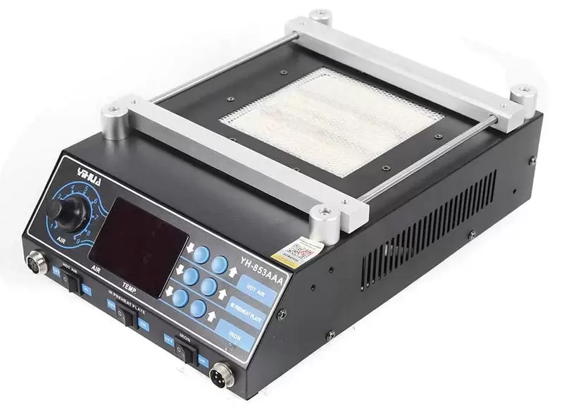 Digitální horkovzdušná pájecí stanice 220V BGA Rework horkovzdušná pájecí stanice