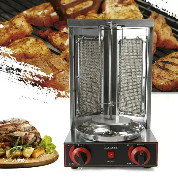 Elektrický kebab gril - 2 hořáky