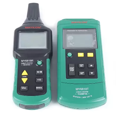 MY6818 AC/DC 12-400V Vyhledávač kabelů – Detektor kabelů – Tester kabelů MY6818