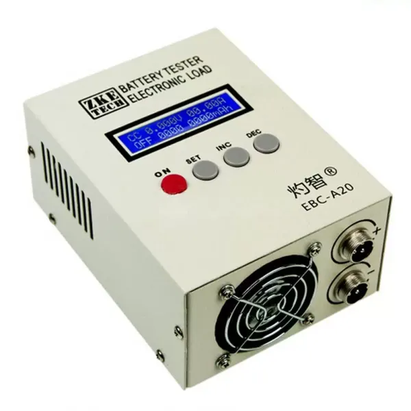 EBC-A20 Li-Po tester kapacity baterií 5A nabíjení 20A vybíjení 85W multifunkční tester baterií